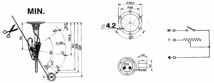 00621 – MANOMETRO PRESSIONE OLIO MOTORE MECCANICO 1/8 CONICO 0-8 BAR –  Mazzolari Ricambi